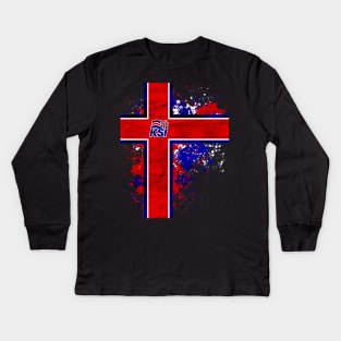 Iceland World Cup Shirt Kids Long Sleeve T-Shirt